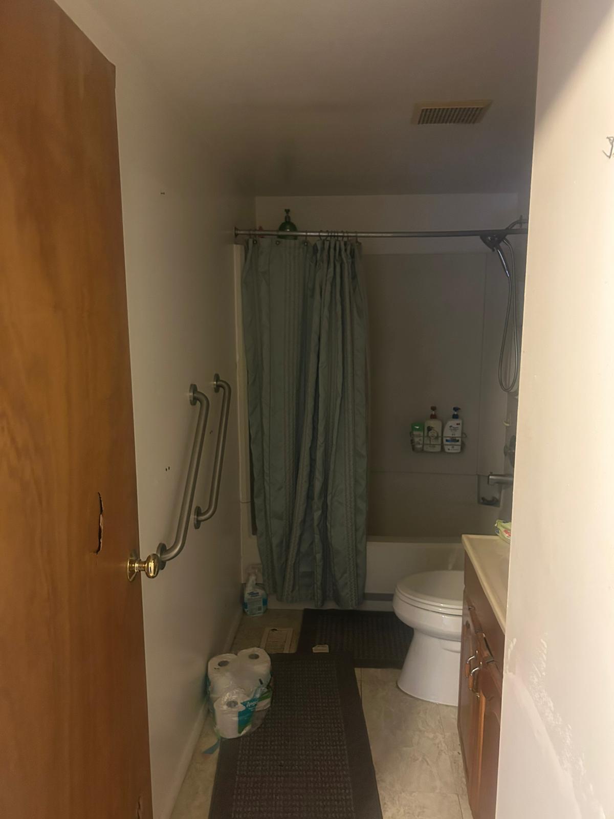 Bathroom Water Damage Restoration & Full Renovation