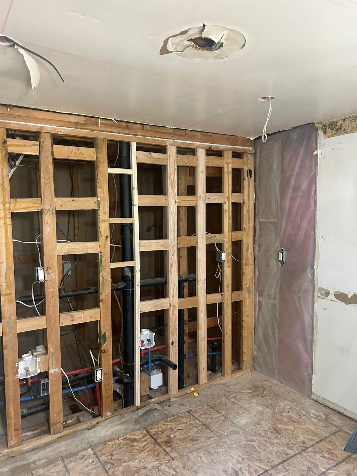 Whole-Home Seamless Vinyl Flooring Installation Before