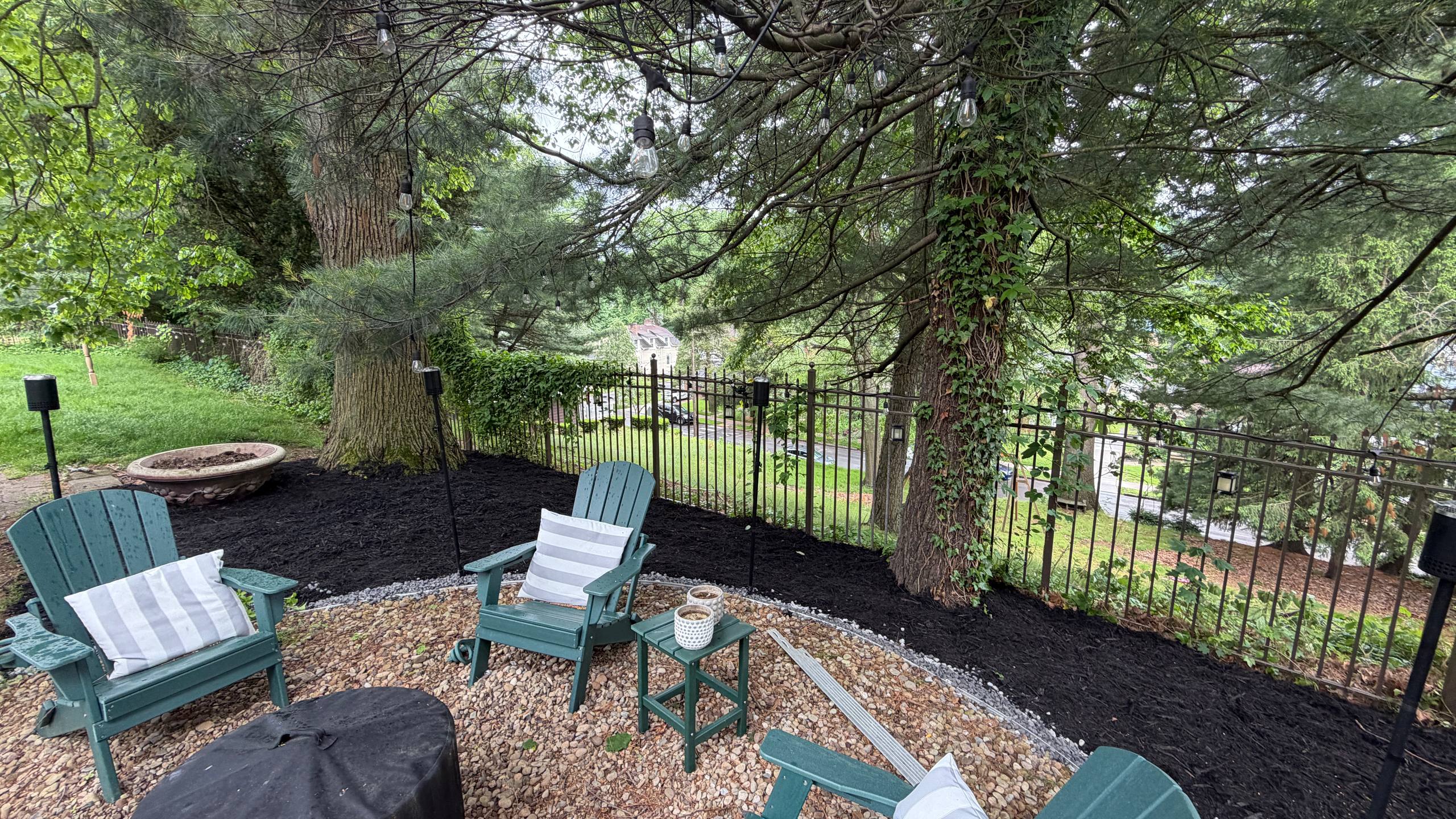 SIDE YARD PAVER PATIO TRANSFORMATION