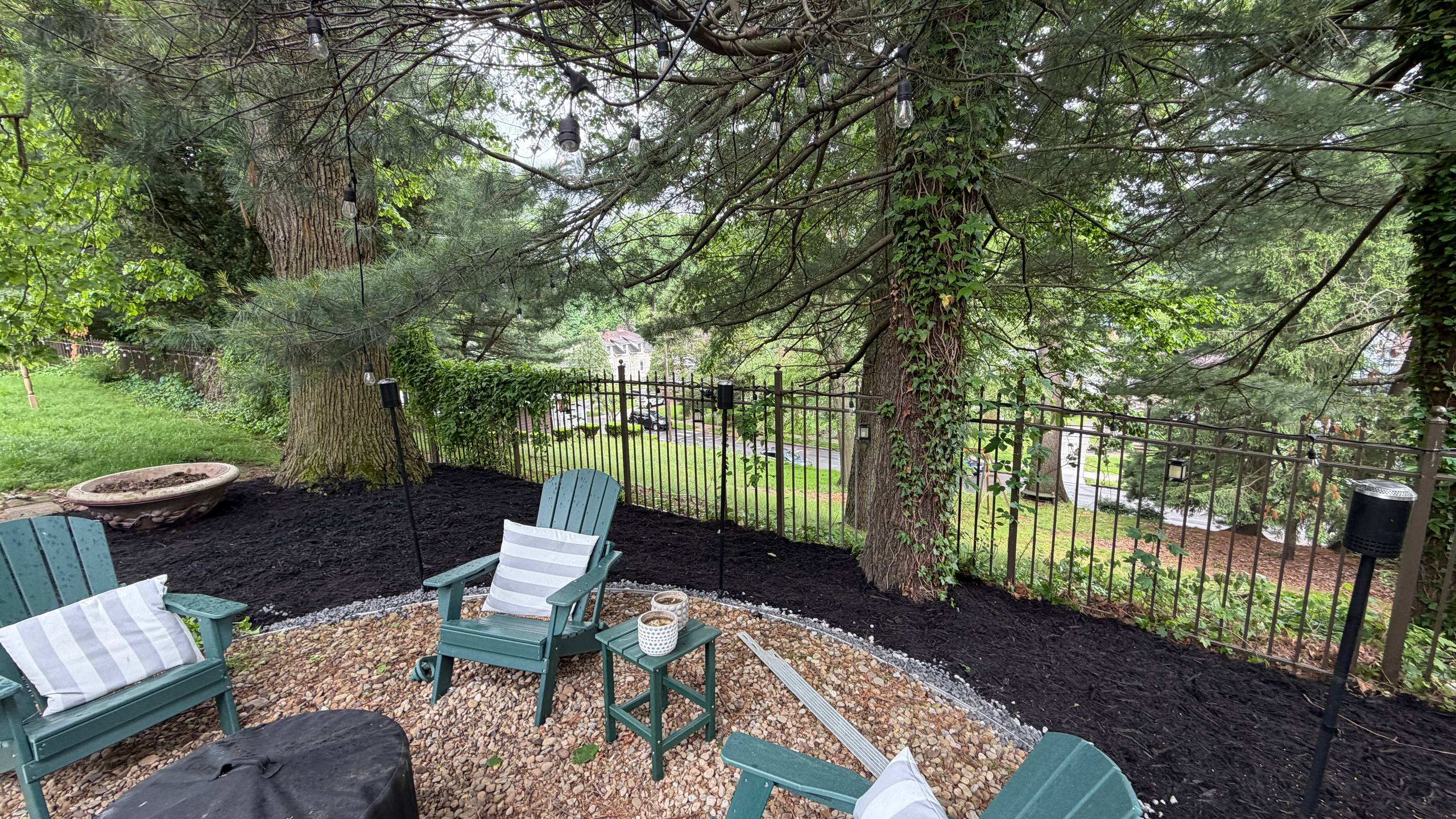 SIDE YARD PAVER PATIO TRANSFORMATION